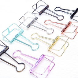 彩色鏤空長尾夾 手賬收納整理燕尾夾子圖片,彩色鏤空長尾夾 手賬收納整理燕尾夾子高清圖片 永康市凌君電子商務商行,